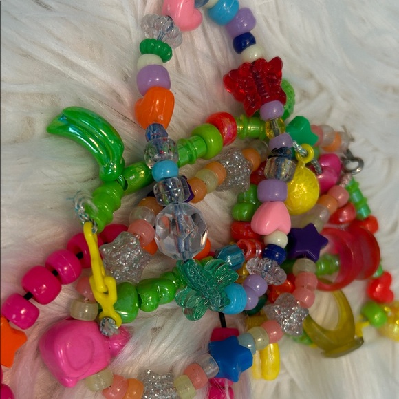 Vintage 90s Candy Rave Bracelets & Rings - Picture 3 of 3